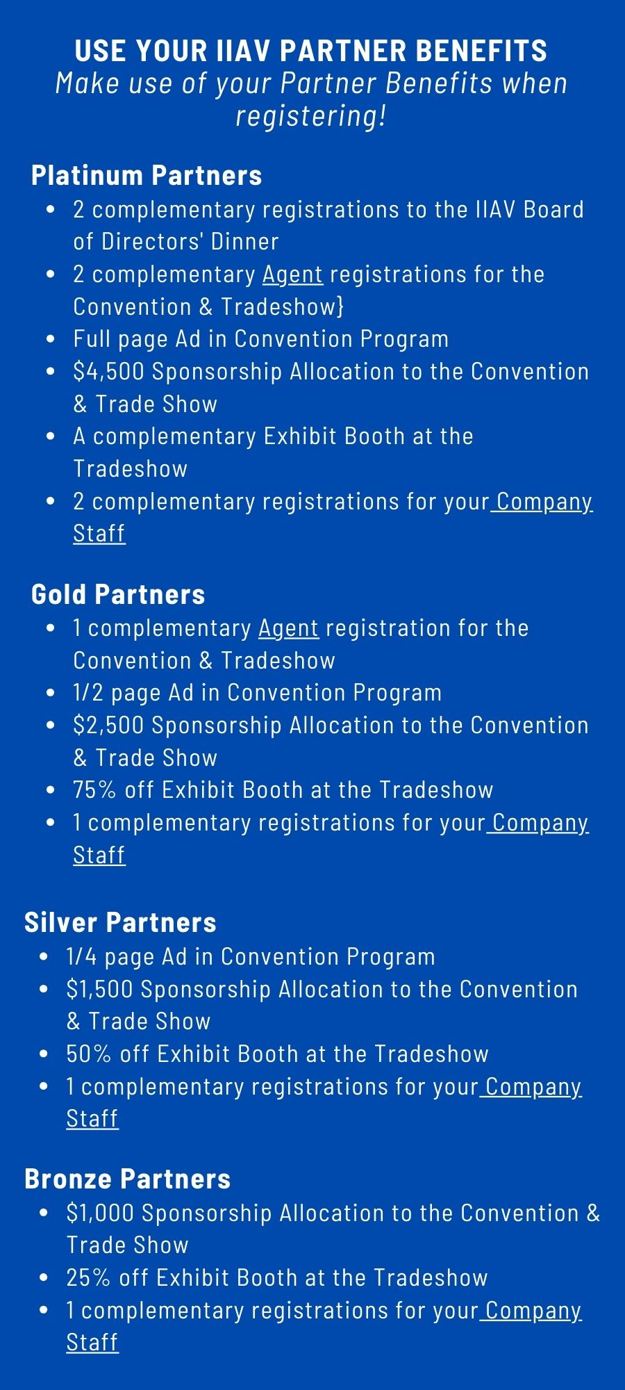 Events IIAV Annual Convention and Tradeshow